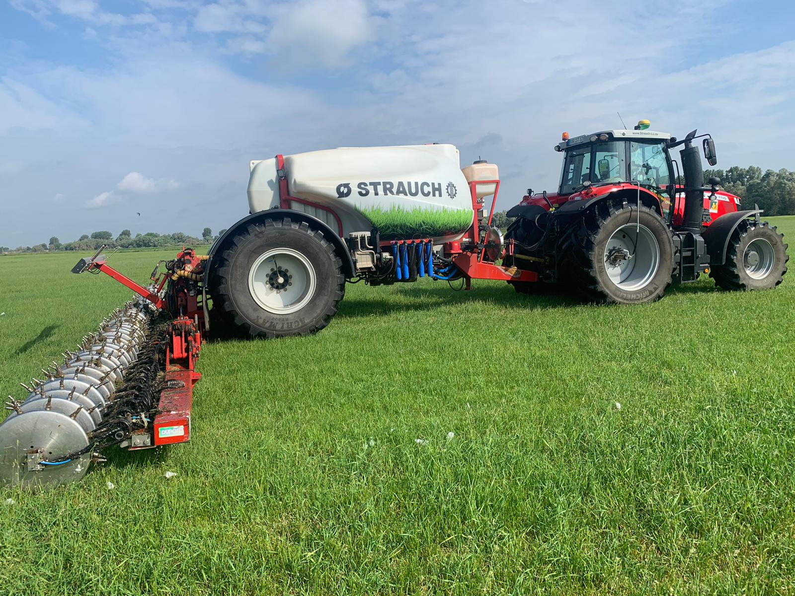 Cultan-Düngesaison - Lohnunternehmen Agrar Service Strauch